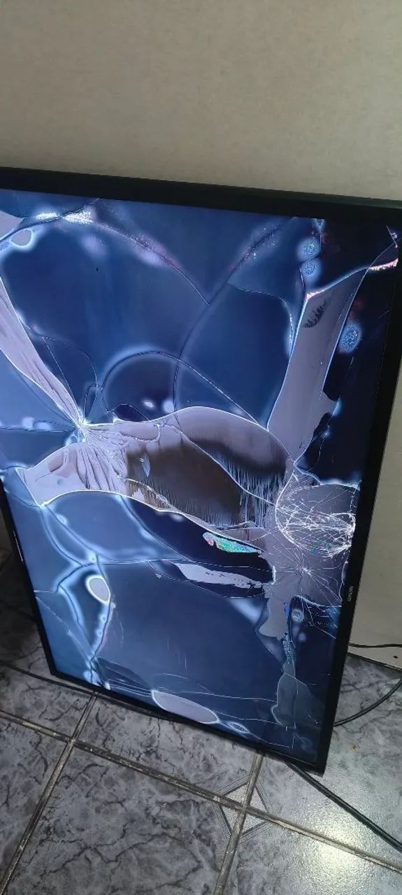 Tv Samsung 43t5300 tela quebrada 