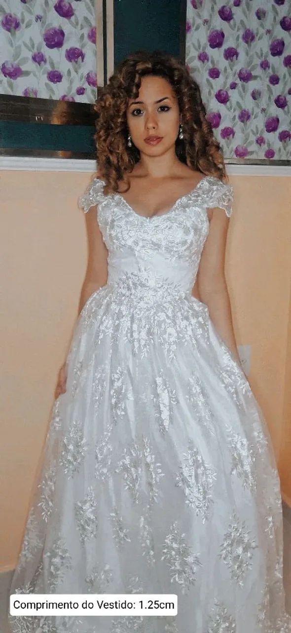 Vestido Sofisticado de Noiva Estilo Princesa  - Foto 4