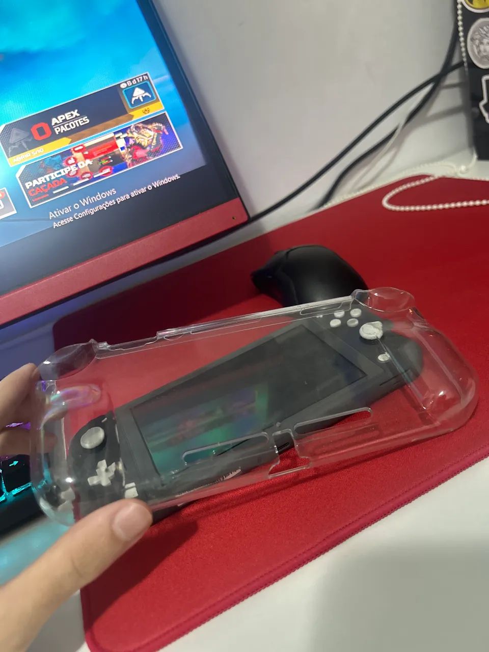 ? Nintendo Switch Lite Cinza - Excelente Estado - Foto 3