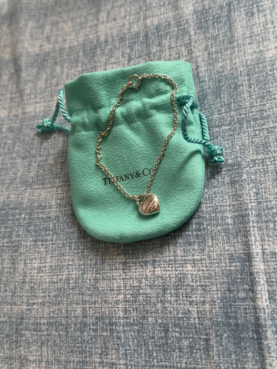 Pulseira Tiffany&co Return to Tiffany Full heart em prata