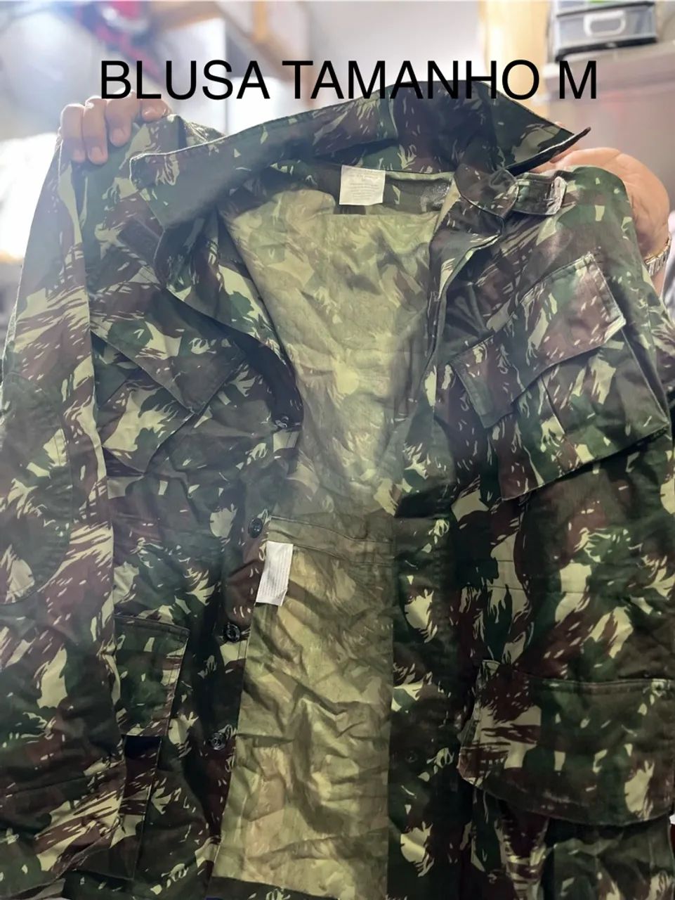 Kit de roupas militares e quepe  - Foto 2