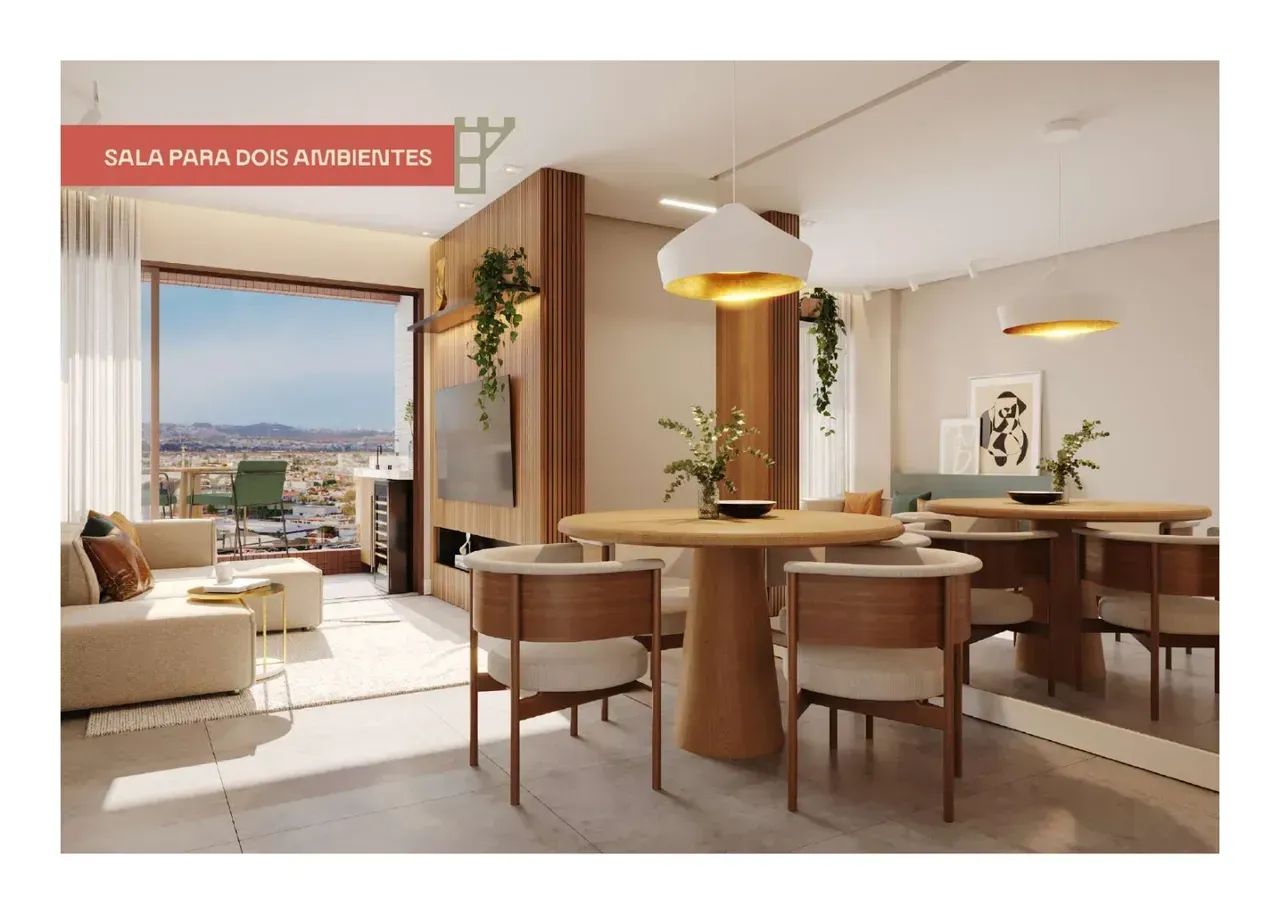 3 quartos, 60m²,  com varanda gourmet no Rosarinho. - Foto 3