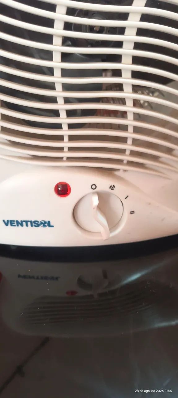 Ventilador circulador e aquecedor elétrico  - Foto 3