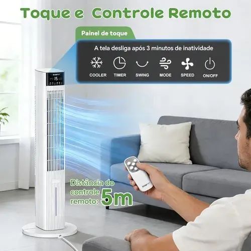 Ventilador e climatizador shawty  - Foto 2