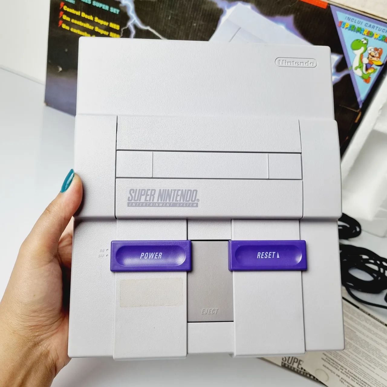 482- CONSOLE LIGHTNING BOX SUPER NINTENDO SUPERSET - Foto 2