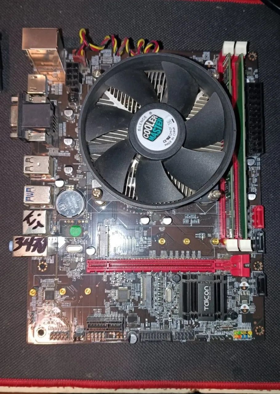 Kit Placa Mãe + Placa de Vídeo - Foto 2