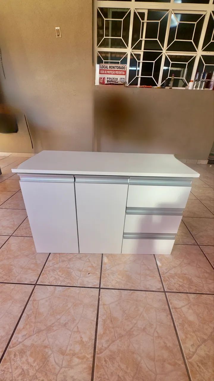 Armário MDF branco - Foto 3