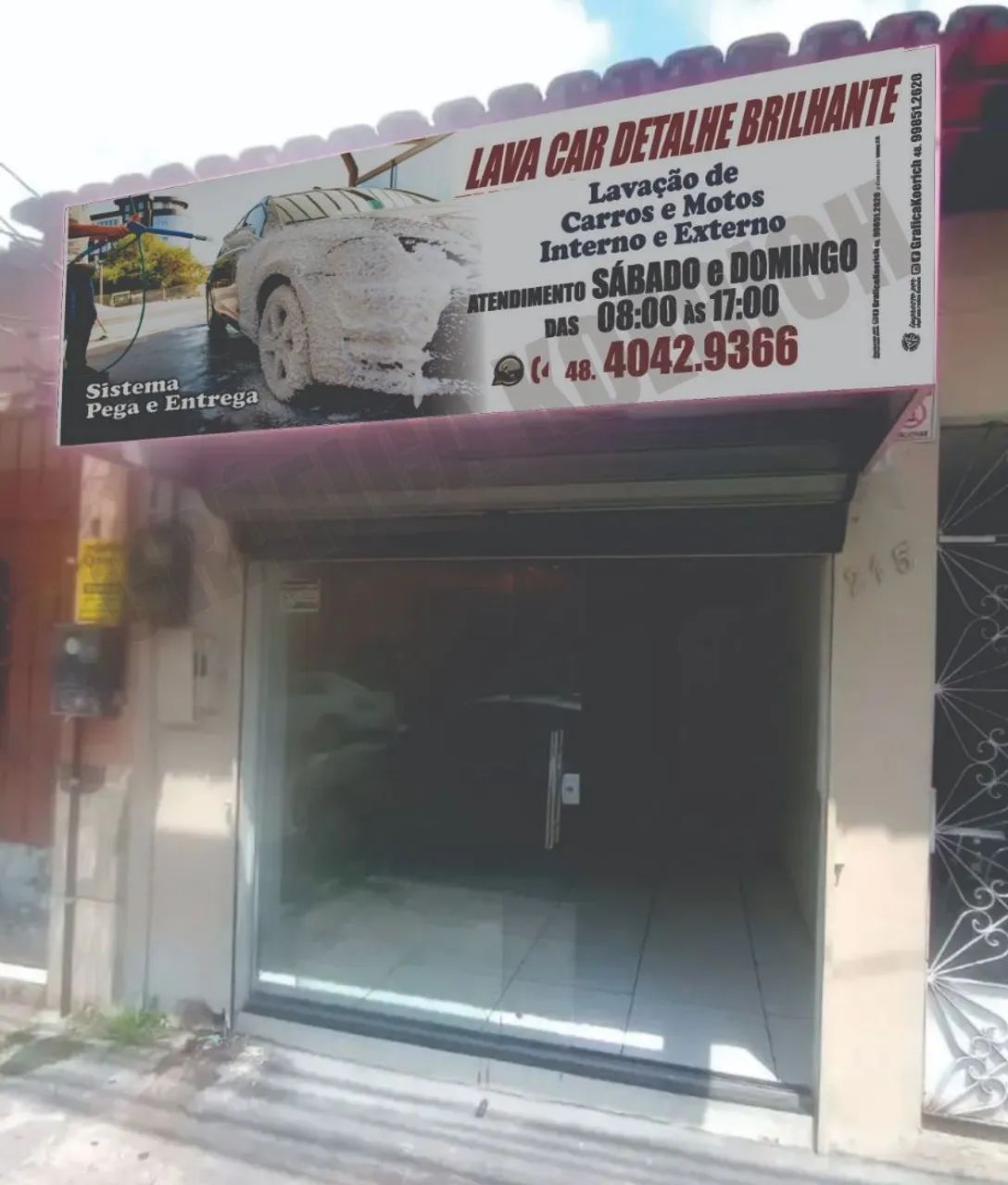 Placa 2,50x0,70m 490 reais - Fachadas Personalizada *10x sem Juros *Comunicação Visual *M2 - Foto 5