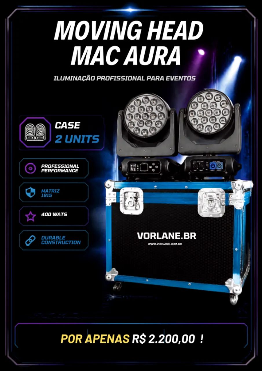 MOVING HEAD MAC AURA 