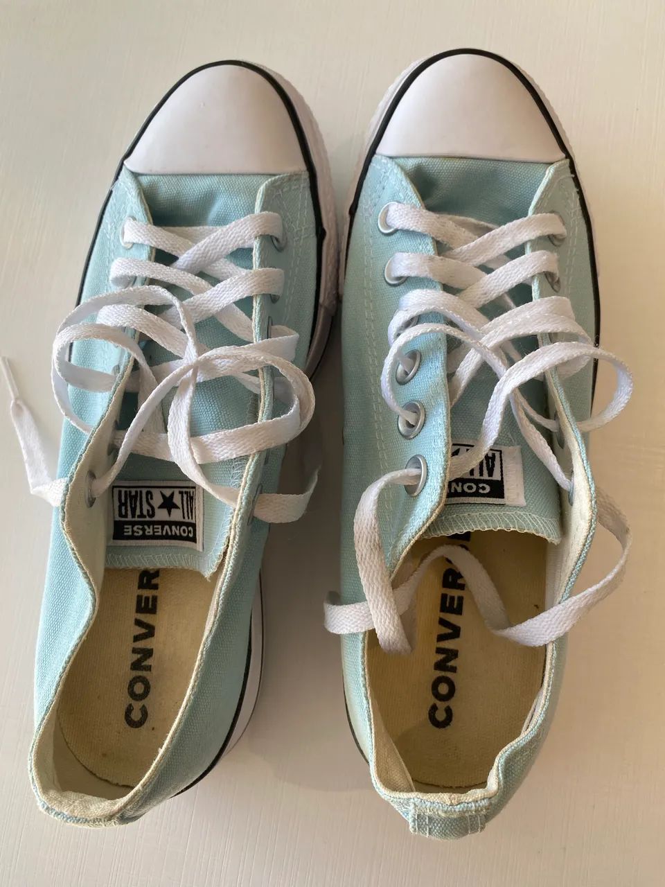 All Star plataforma azul - Foto 3