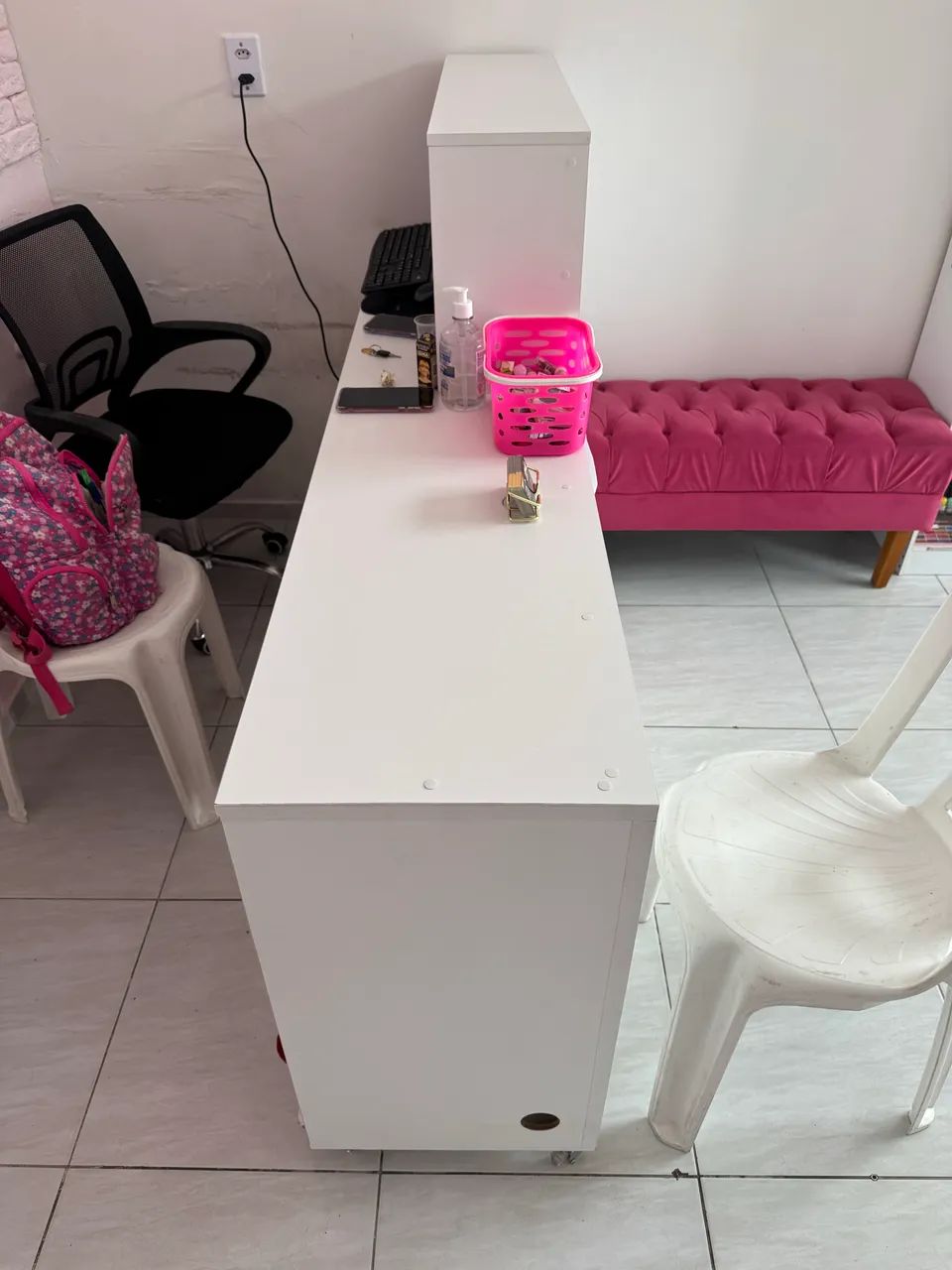 Vende-se Bancada Escrivaninha Mesa Escritório MDF - Foto 2