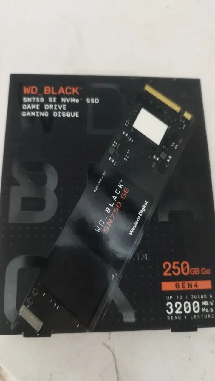 SSD M2 WD_BLACK 250GB