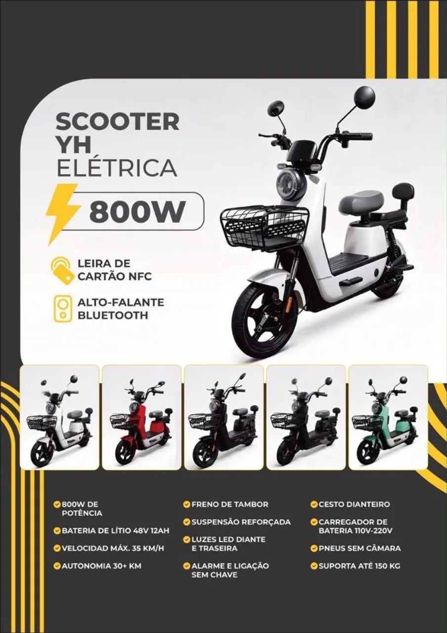 Scooter elétrica Novas - Foto 4