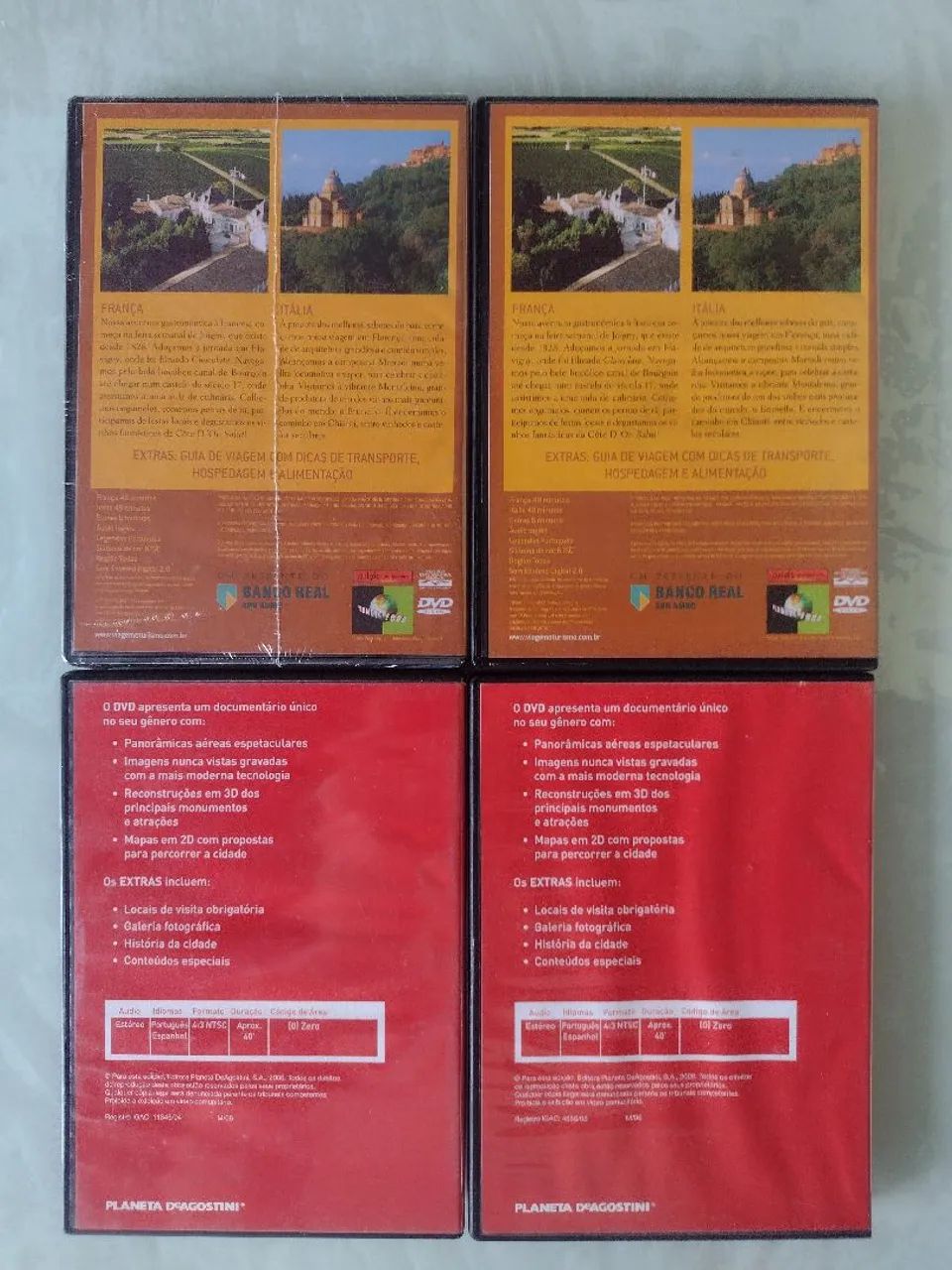 DVD PACOTE ORIGINAL DOCUMENTARIO viagem ITALIA, FRANCA, NOVA YORK, VENEZA - Foto 2