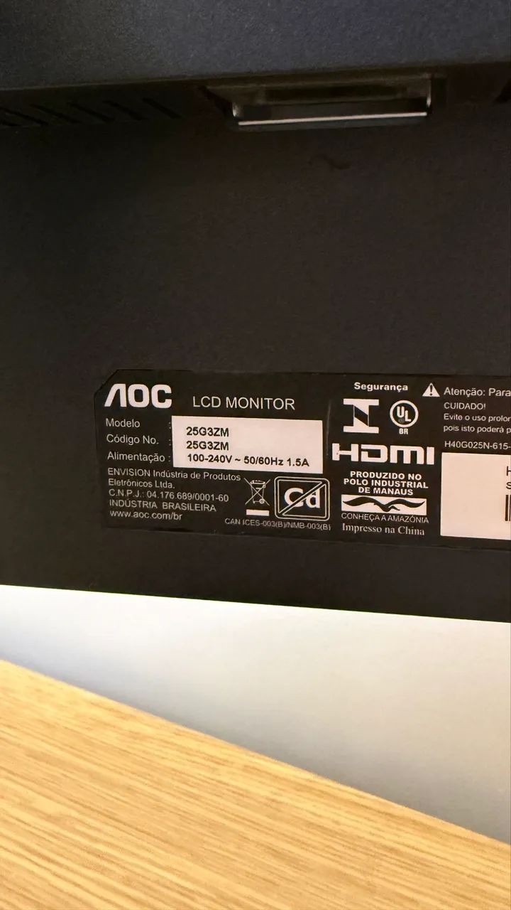 Monitor Gamer AOC Destiny 24.5 - Foto 2