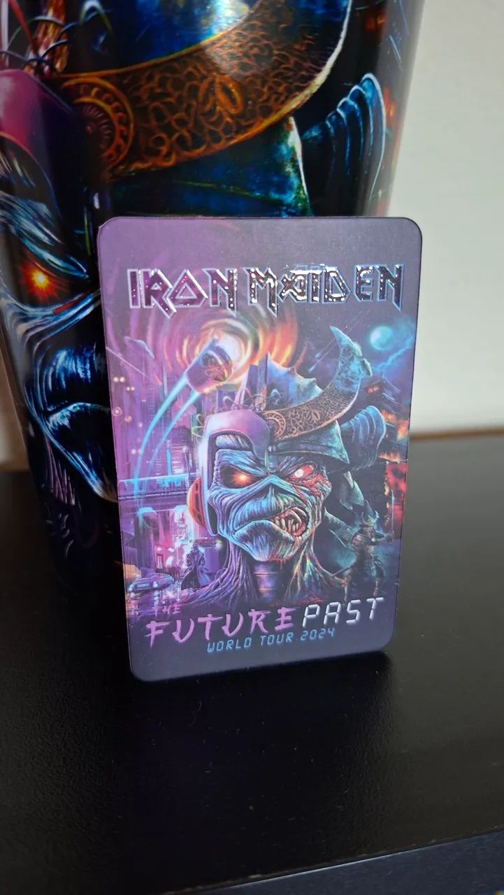 Copo + Card Iron Maiden Future Past World Tour 2024 - Foto 2