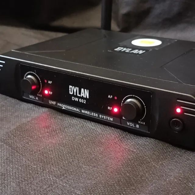 Microfone Sem Fio Duplo Dylan DW-602 MAX - Foto 3