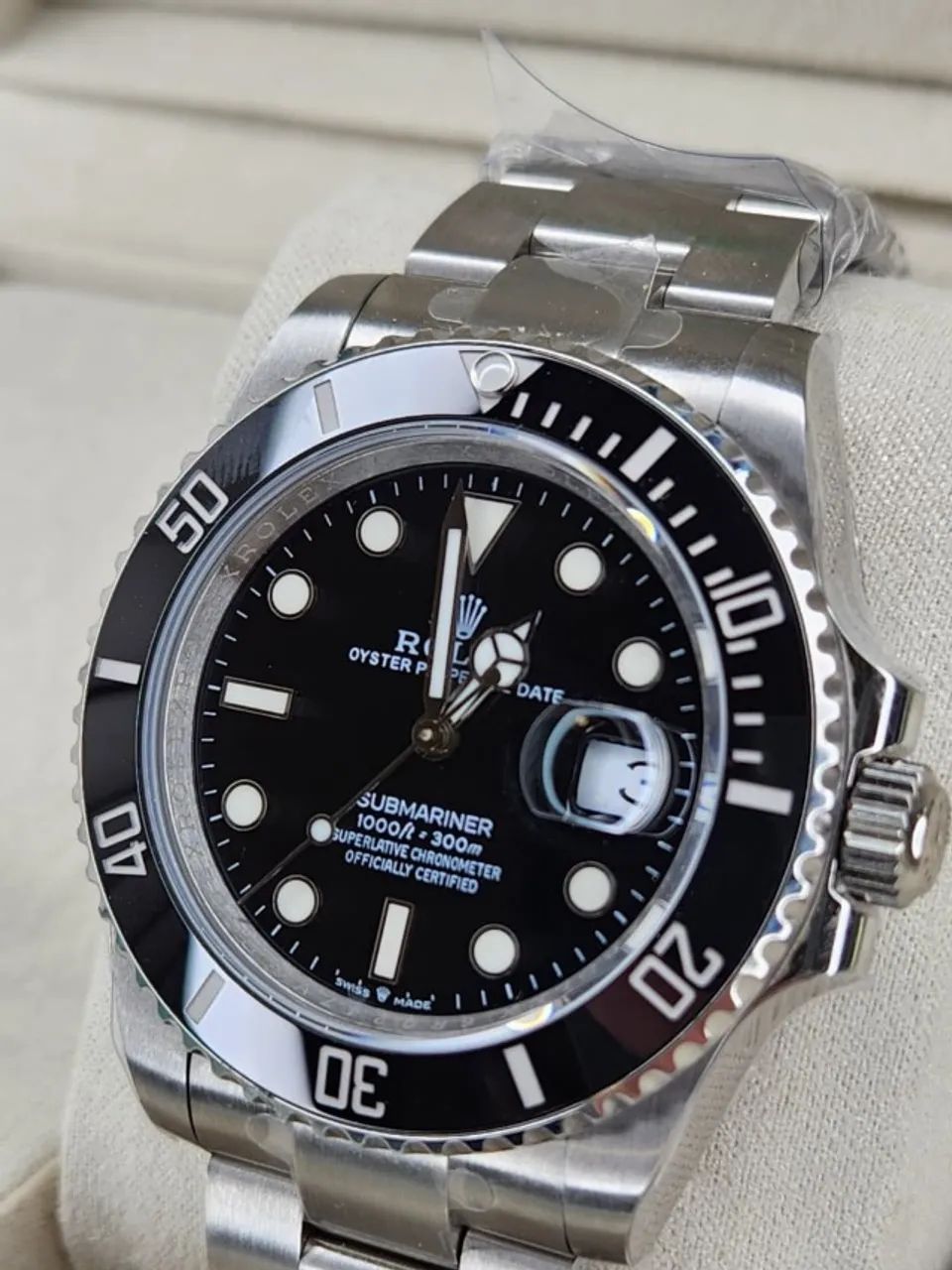 Relogio Rolex Novo Submariner No Date 41mm, Oystersteel SUPER