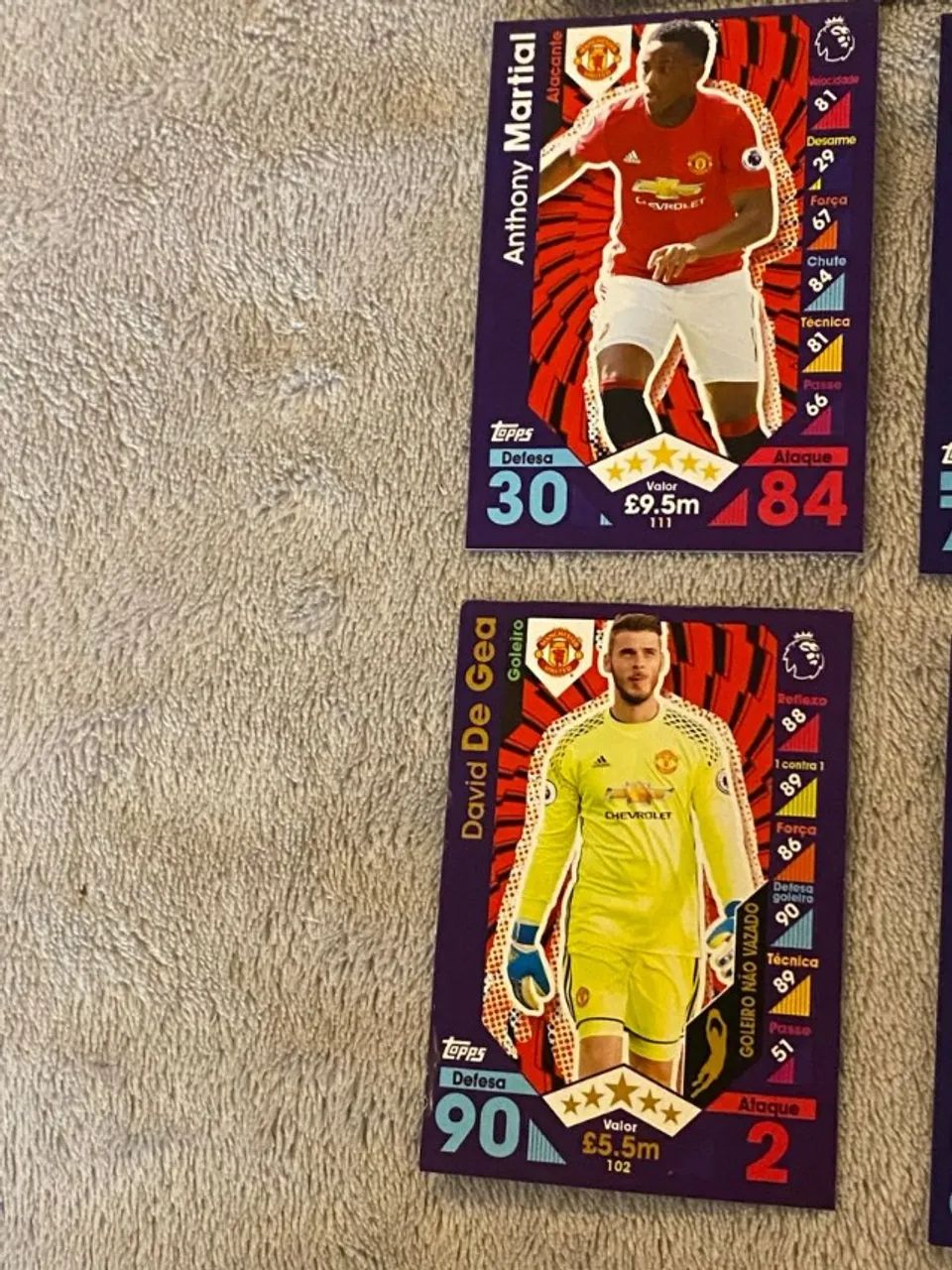 cards colecionáveis topps premier league 16/17 - Hobbies e