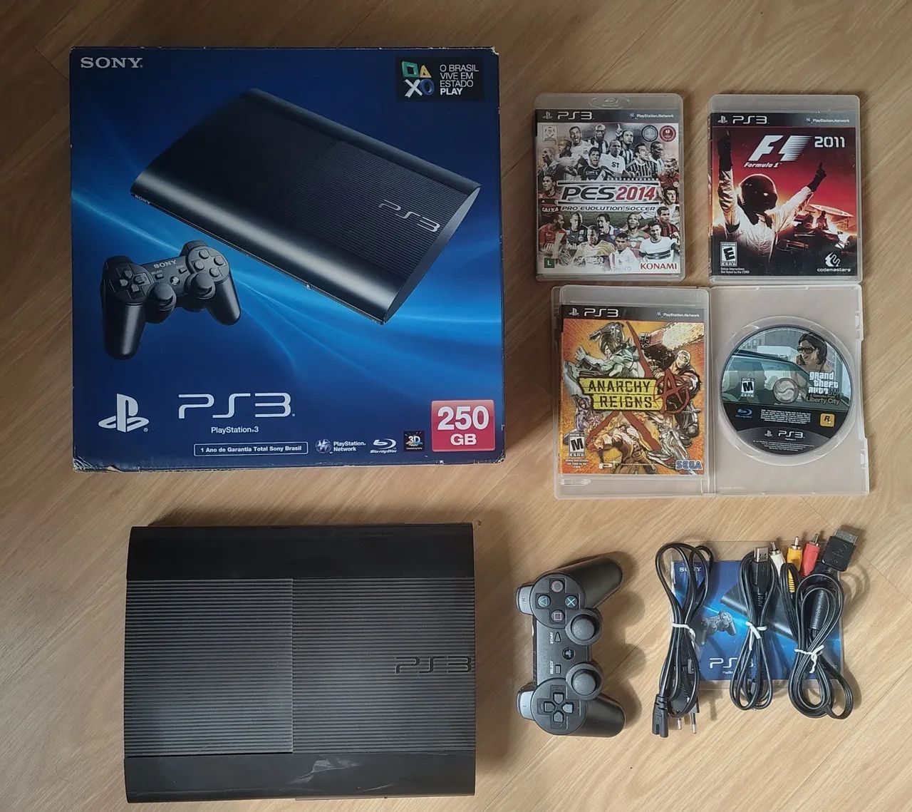Playstation 3 ps3 completo + jogos - Peças e Acessórios de Vídeo