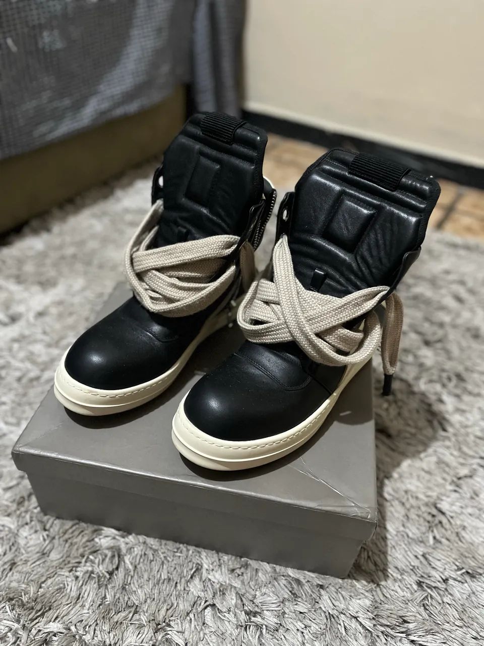 RICK OWENS GEOBASKET JUMBO PEGAR E USAR  - Foto 3