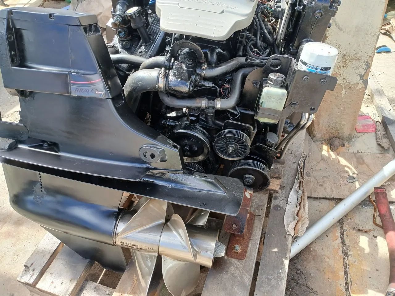 Motor mercury 5.0 com rabeta - Foto 4