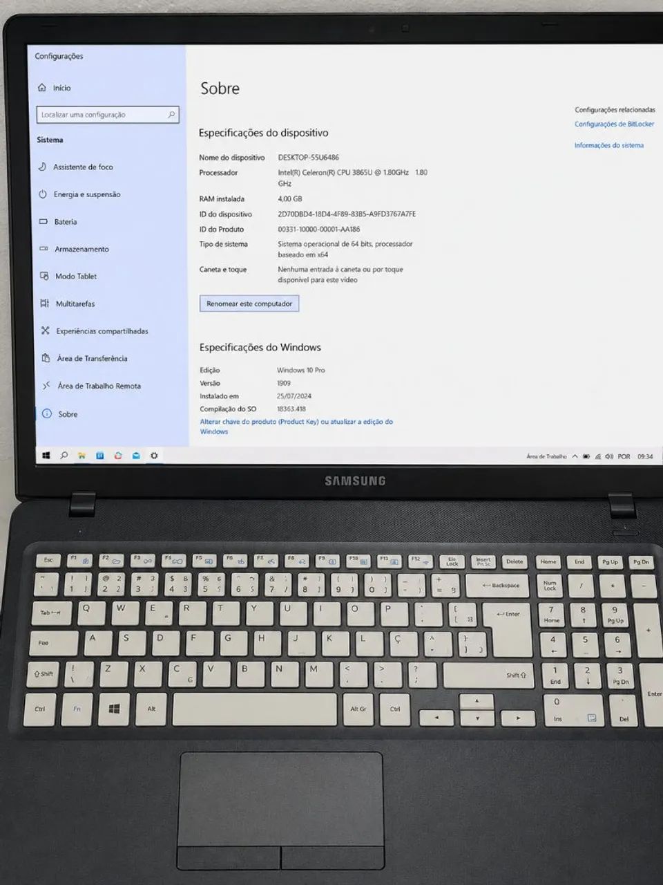 Vendo Notebook 