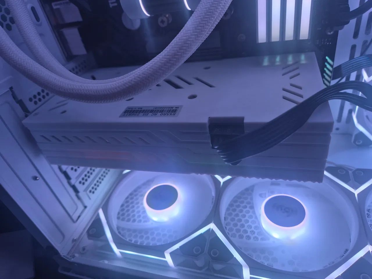 Placa de Video RX 580 branca  - Foto 2