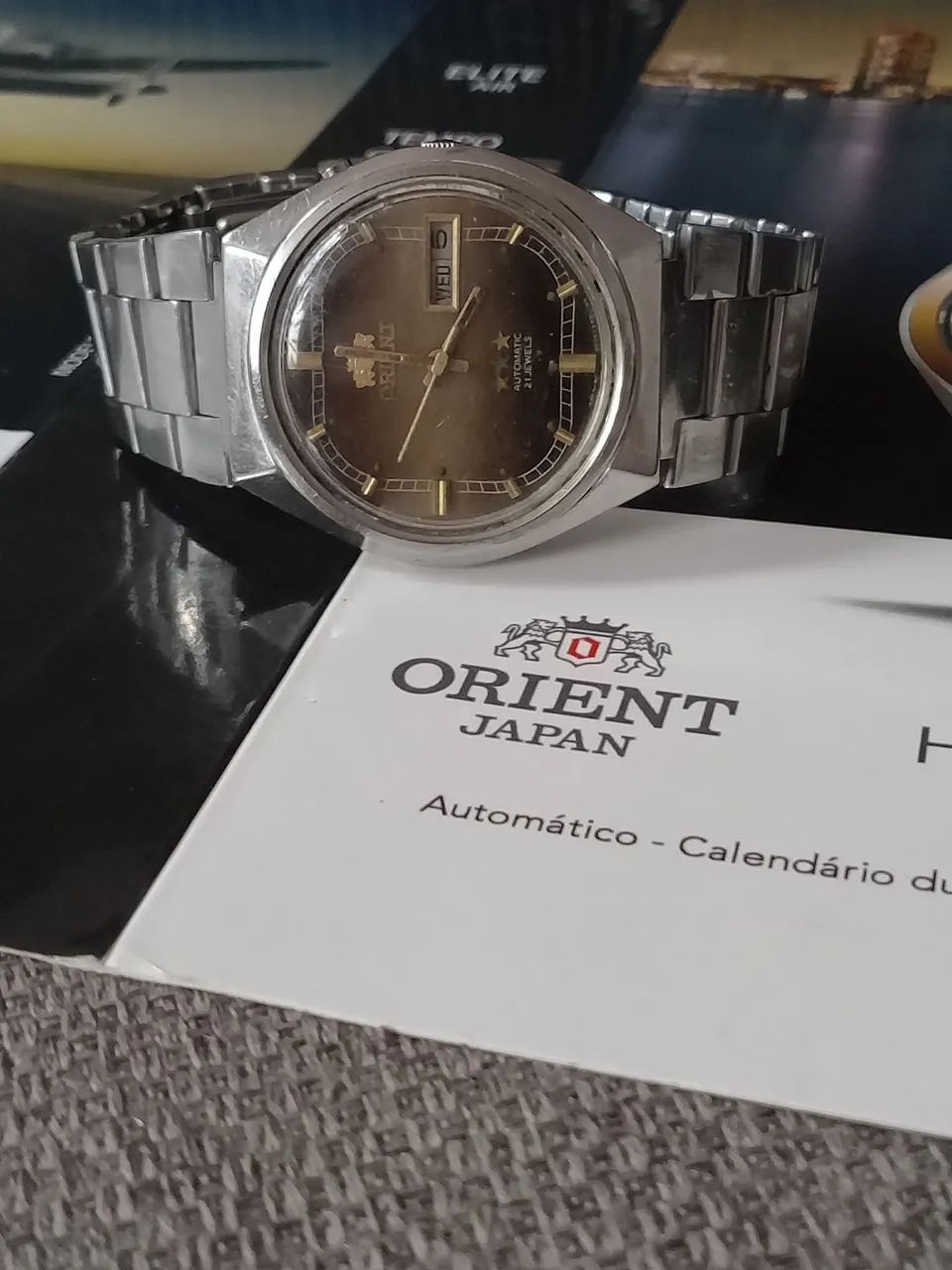 ORIENT três estrelas automático 1978 - Foto 2