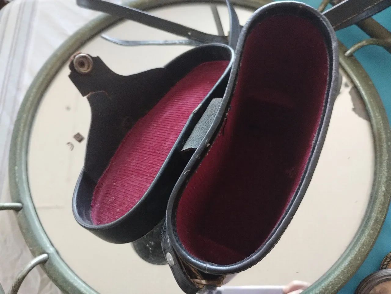 Antiga bolsa de binóculo  - Foto 2