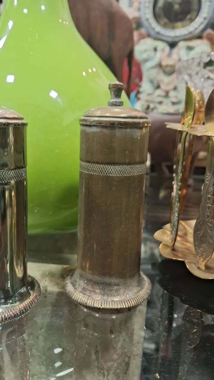 3 paliteiros antigos para uso ou decoração.  - Foto 3