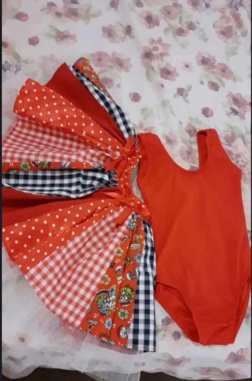 Conjunto saia com tule+Collant - Foto 2