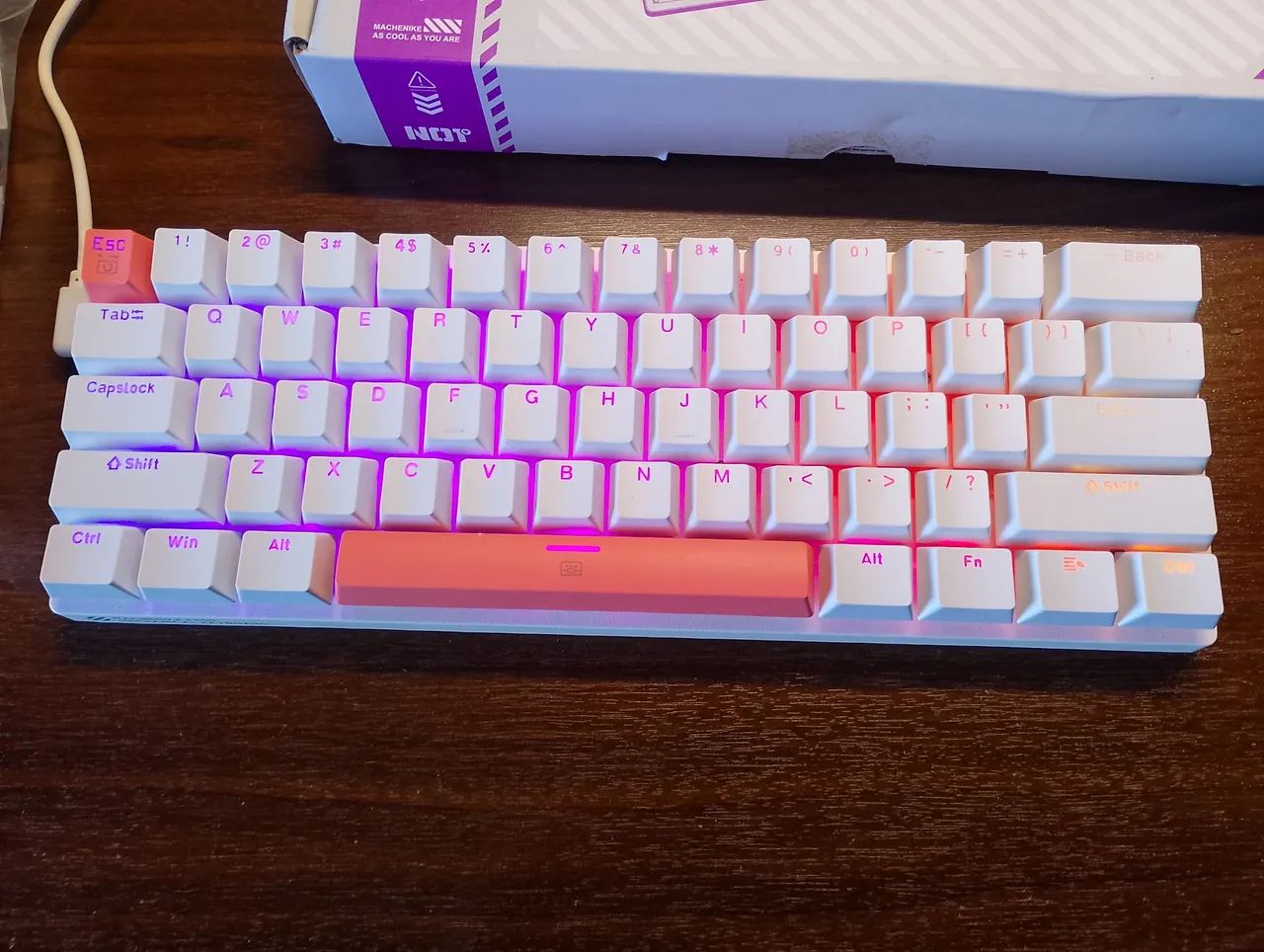 Teclado Machenike k500 + Keycaps - Foto 3