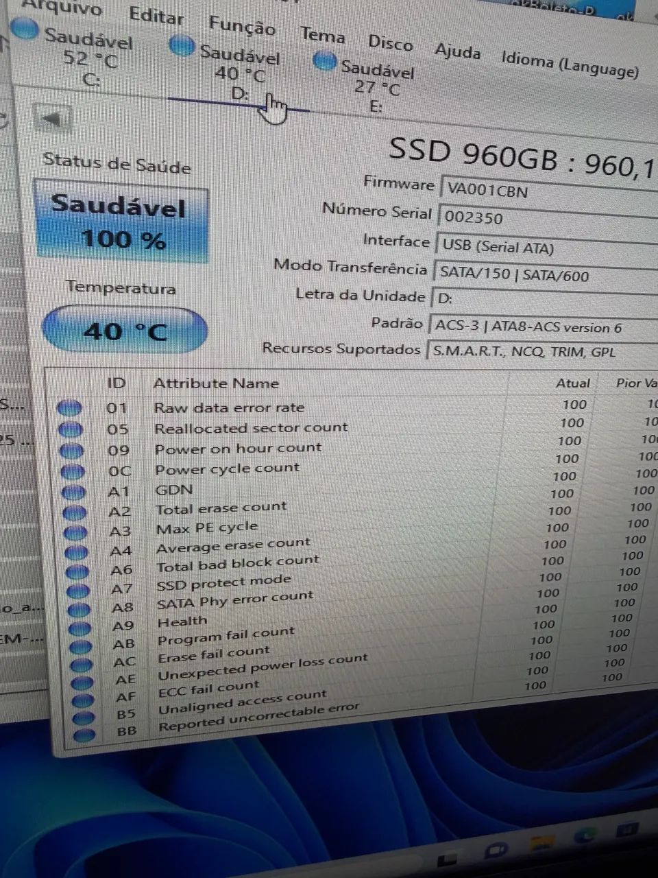 Ssd Kingston 980gb /1tb