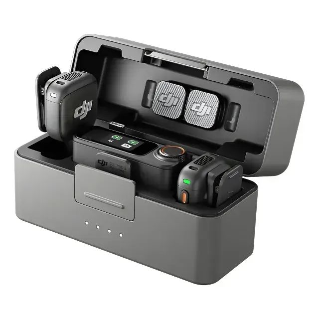 Microfone Dji Mic 3 Áudio Profissional 2tx+1rx Compacto 