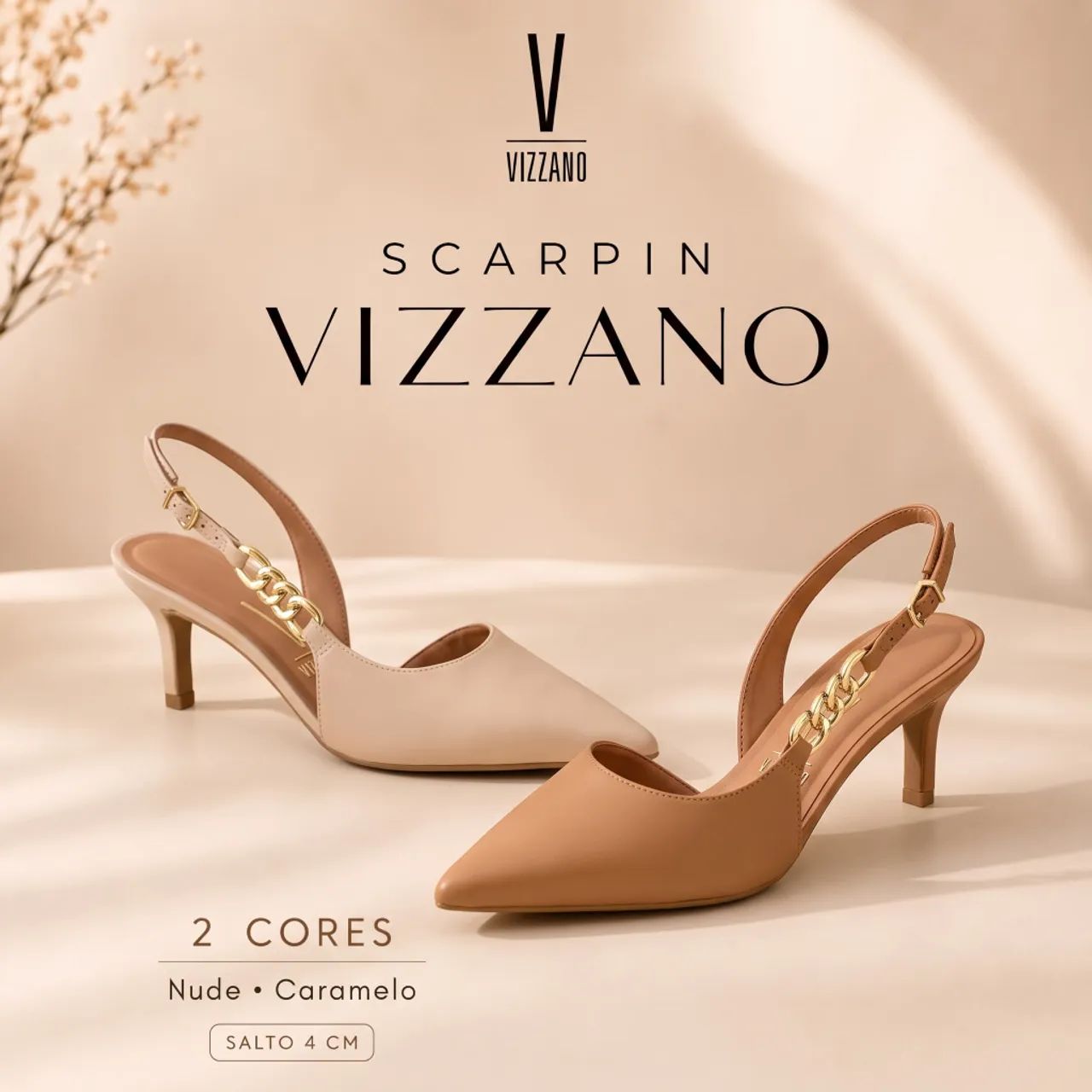 Dê uma olhada em Scarpin Feminino Vizzano Casual 