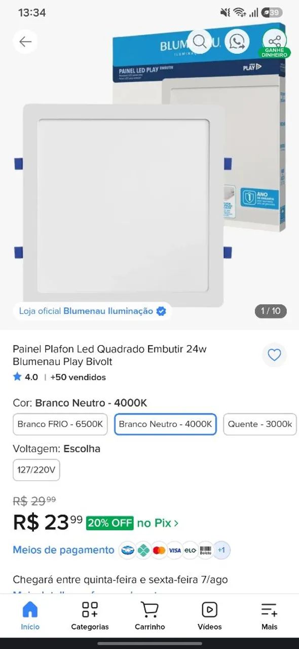 Luz (Painel de led)  - Foto 2