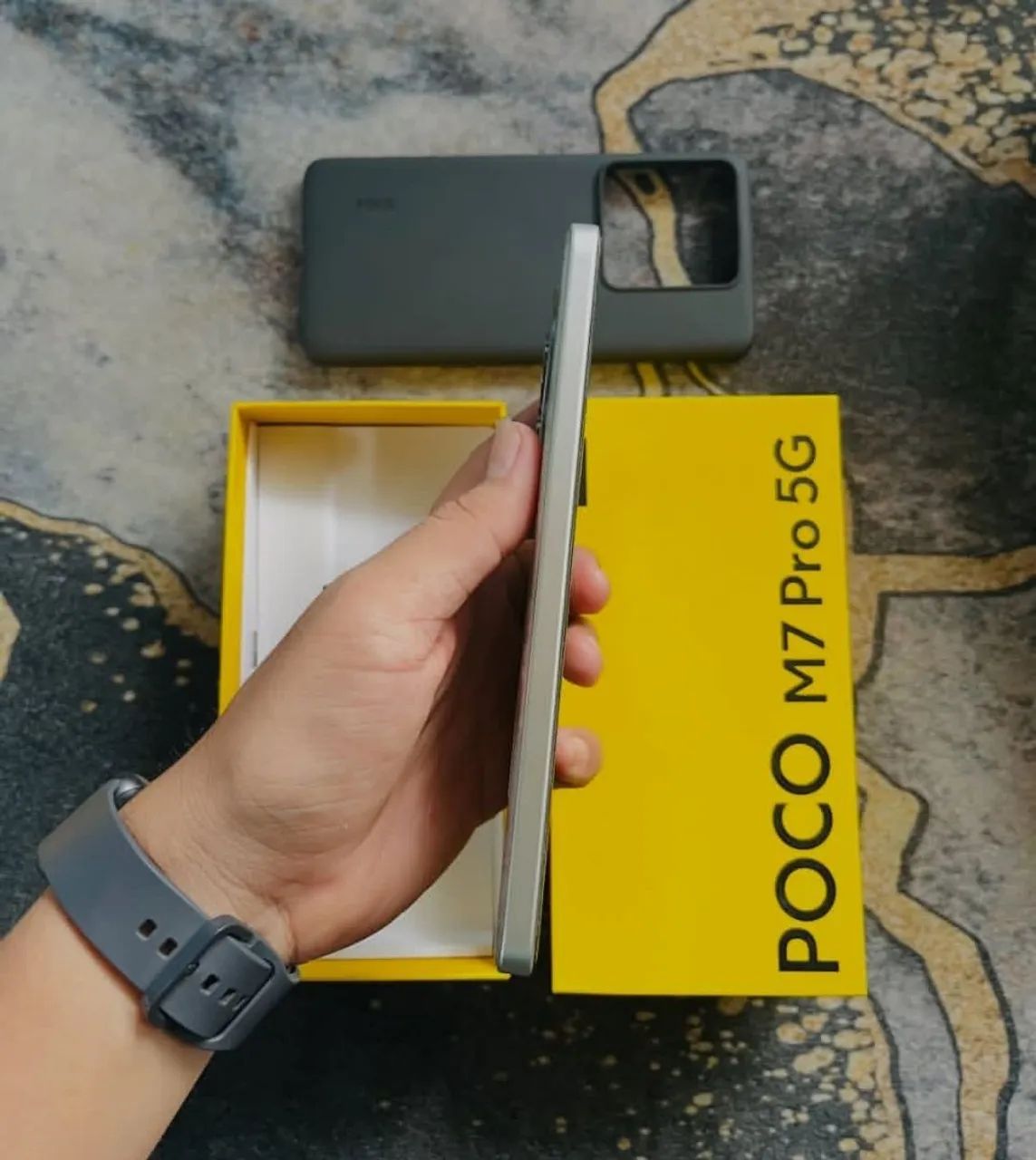 Poco M7 Pro 5G 256GB com NFC completo na caixa! - Foto 4