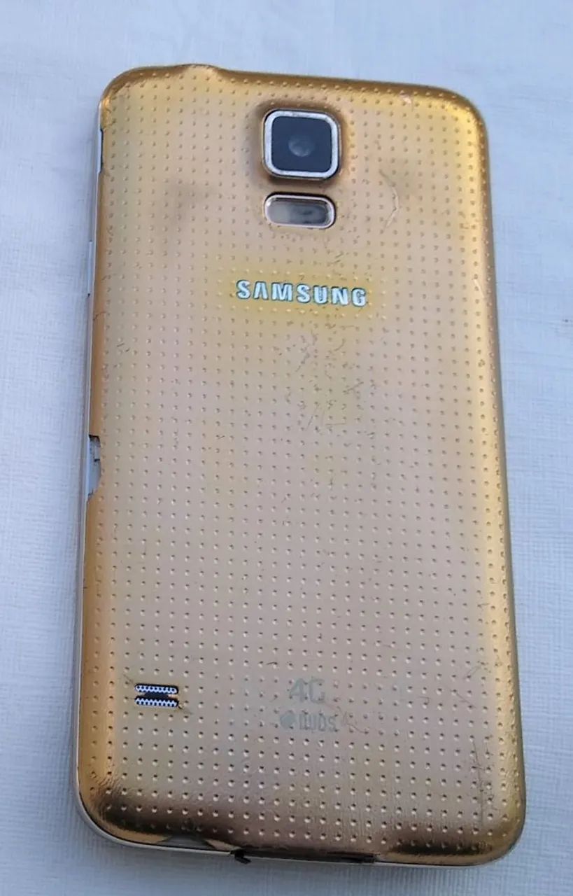 Celular Samsung Galaxy S5 Duos Dourado - Foto 4