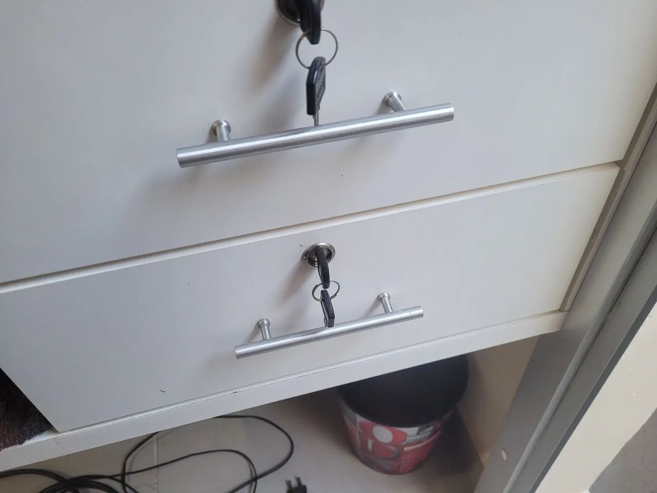 Bancadapara salão de beleza com gavetas  - Foto 5