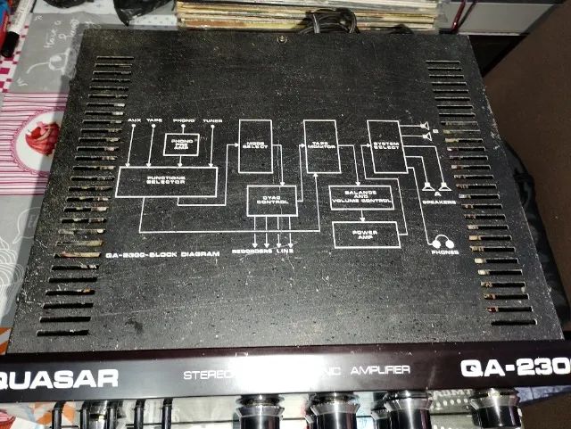Amplificador quasar QA 2300 funcionando perfeitamente  - Foto 4