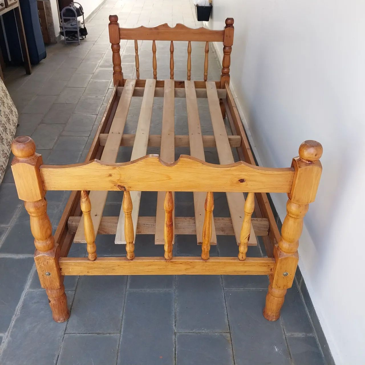Cama madeira maciça solteiro  - Foto 2