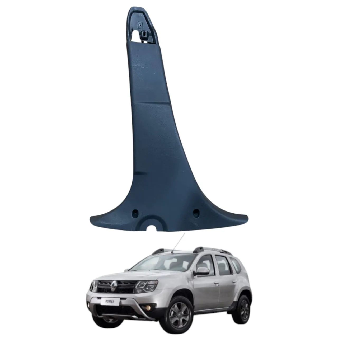 Moldura Coluna Central Esquerda Renault Duster 2018 2019