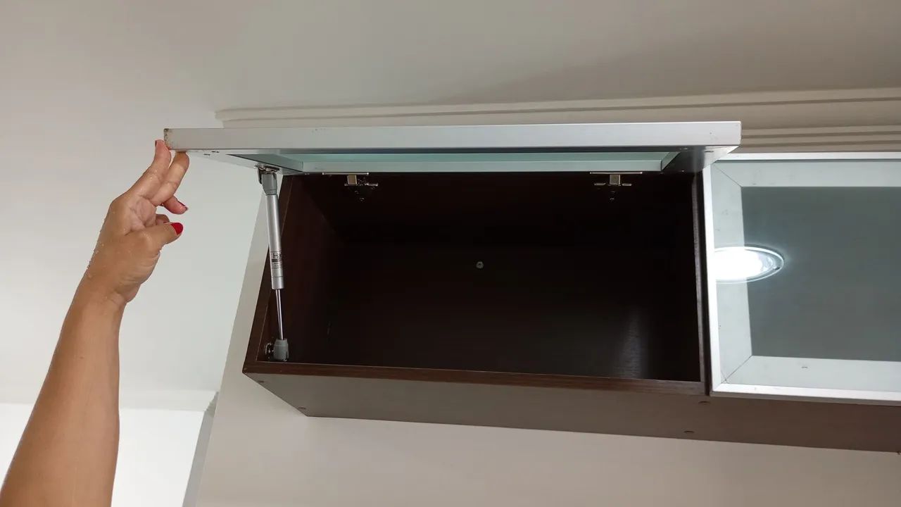 Conjunto de 02 Armários de parede para sala. - Foto 5