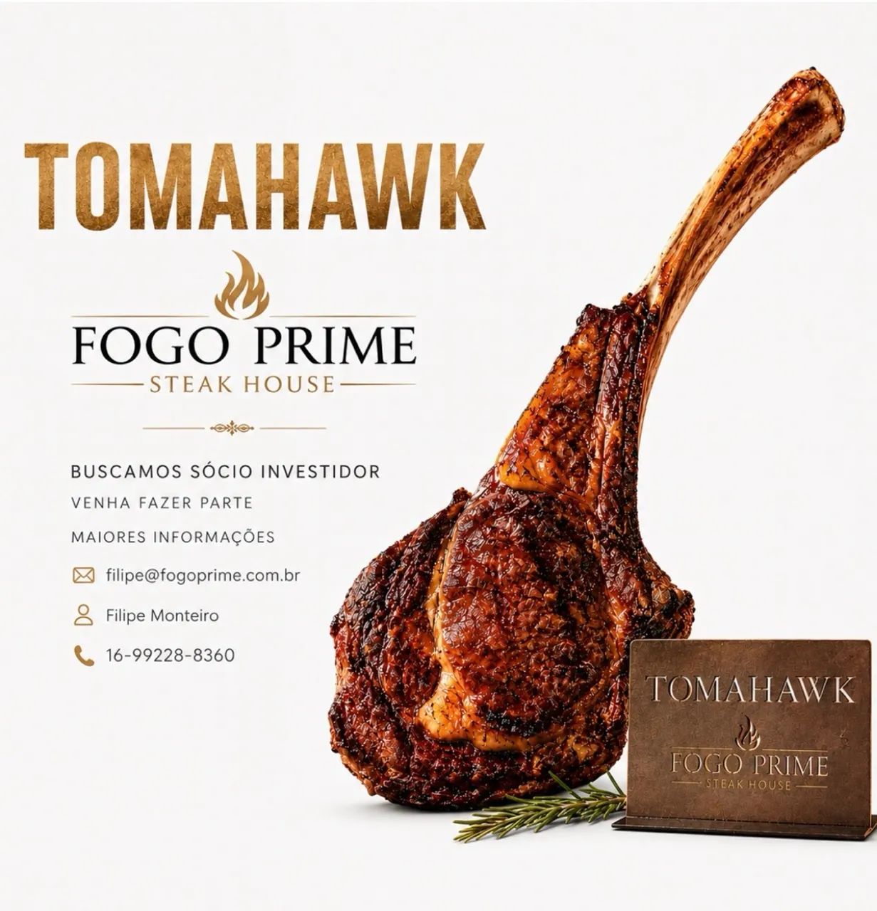 Fogo Prime Sócio e Investidor 
