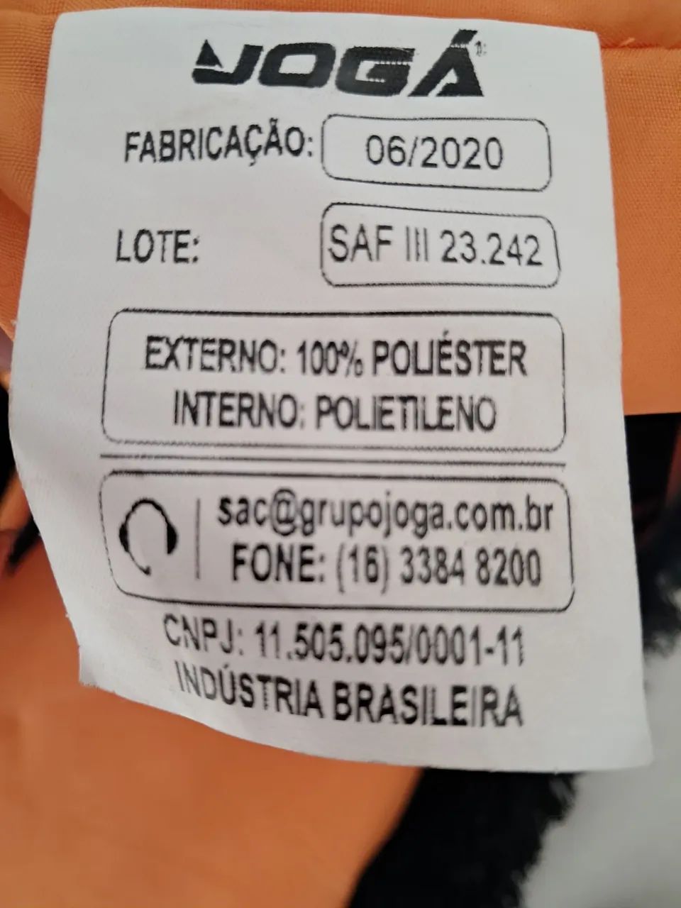 Colete Salva-Vidas Safeti Classe lll, Marca Jogá, tamanho M, capacidade de 35 a 55 Kg - Foto 5