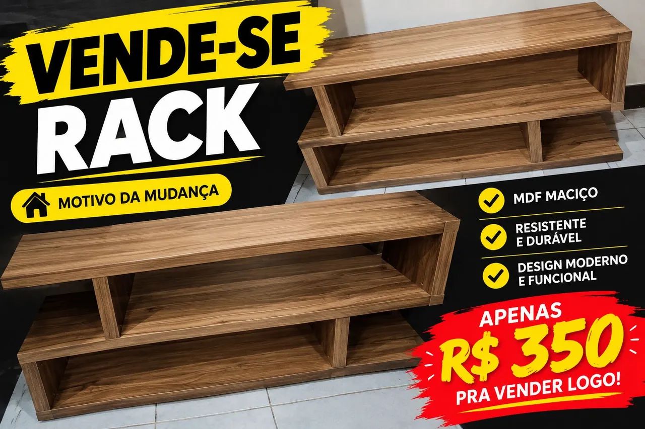 Vende-se Rack de sala