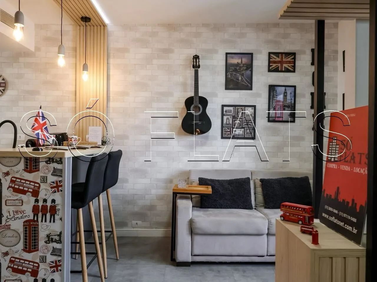 Flat Ninety Jardins | 32m² com serviços, vaga e localização premium - Foto 2