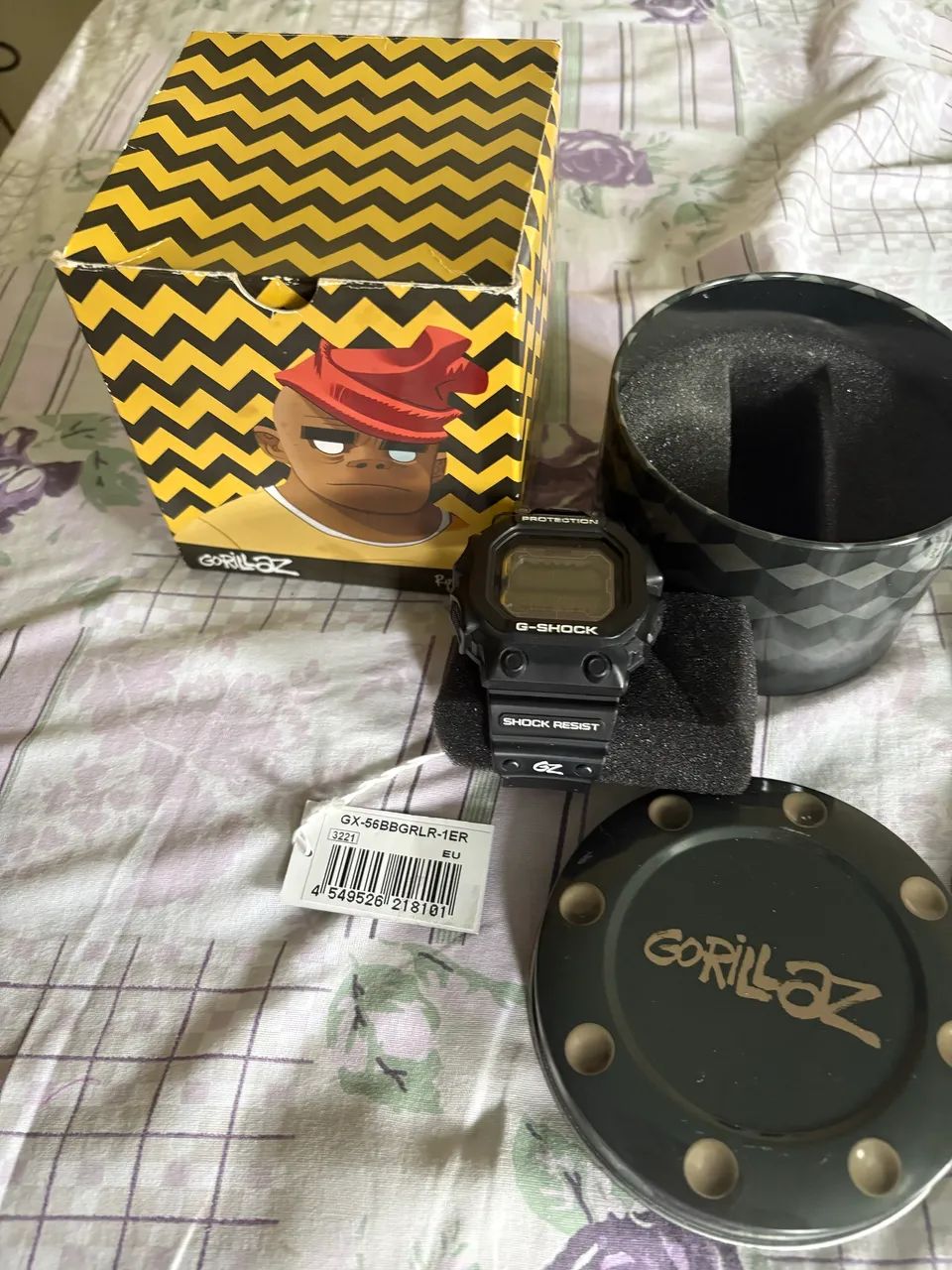 Relógio G-Shock Gorillaz Russel edição limitada - Acessórios