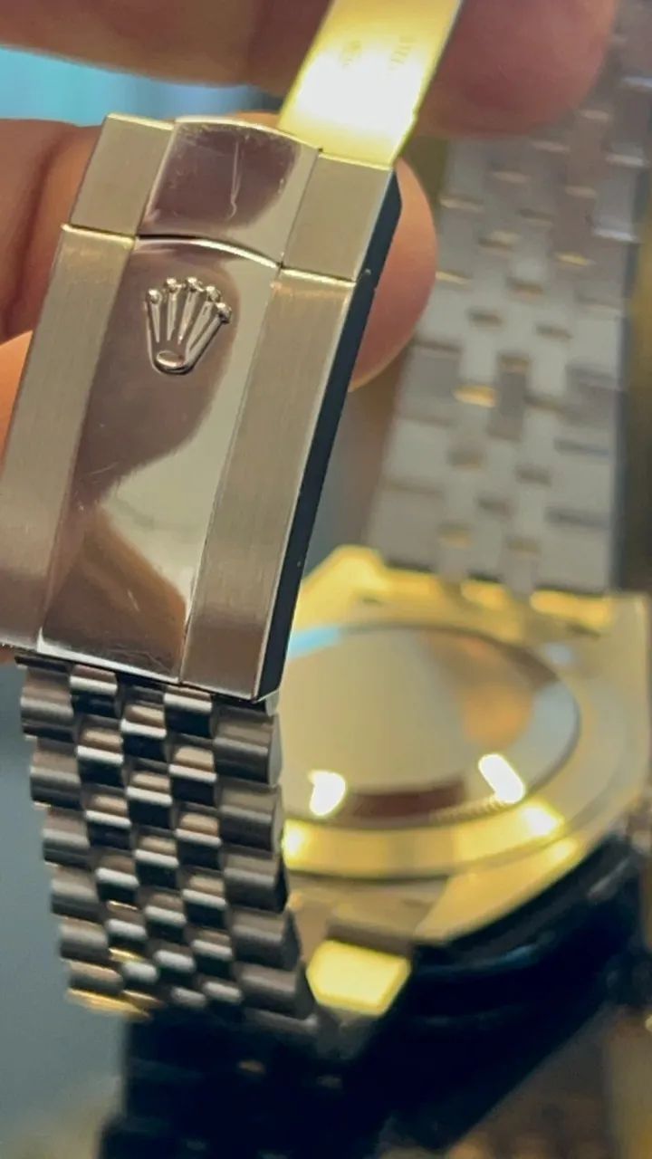 Relógio Rolex Datejust 41mm fundo grafite - Super C - Foto 5